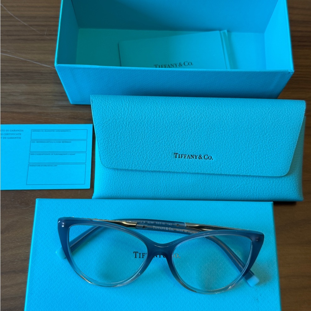 Tiffany & Co. TF 2214 B 8298 Gray Blue